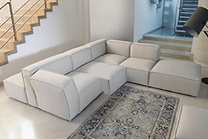 sofá modular em l