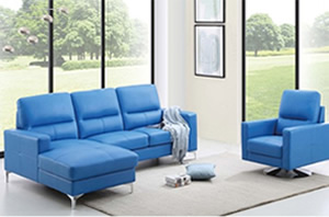 sofa azul