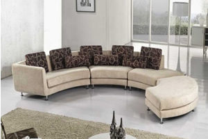 sofa curvo grande