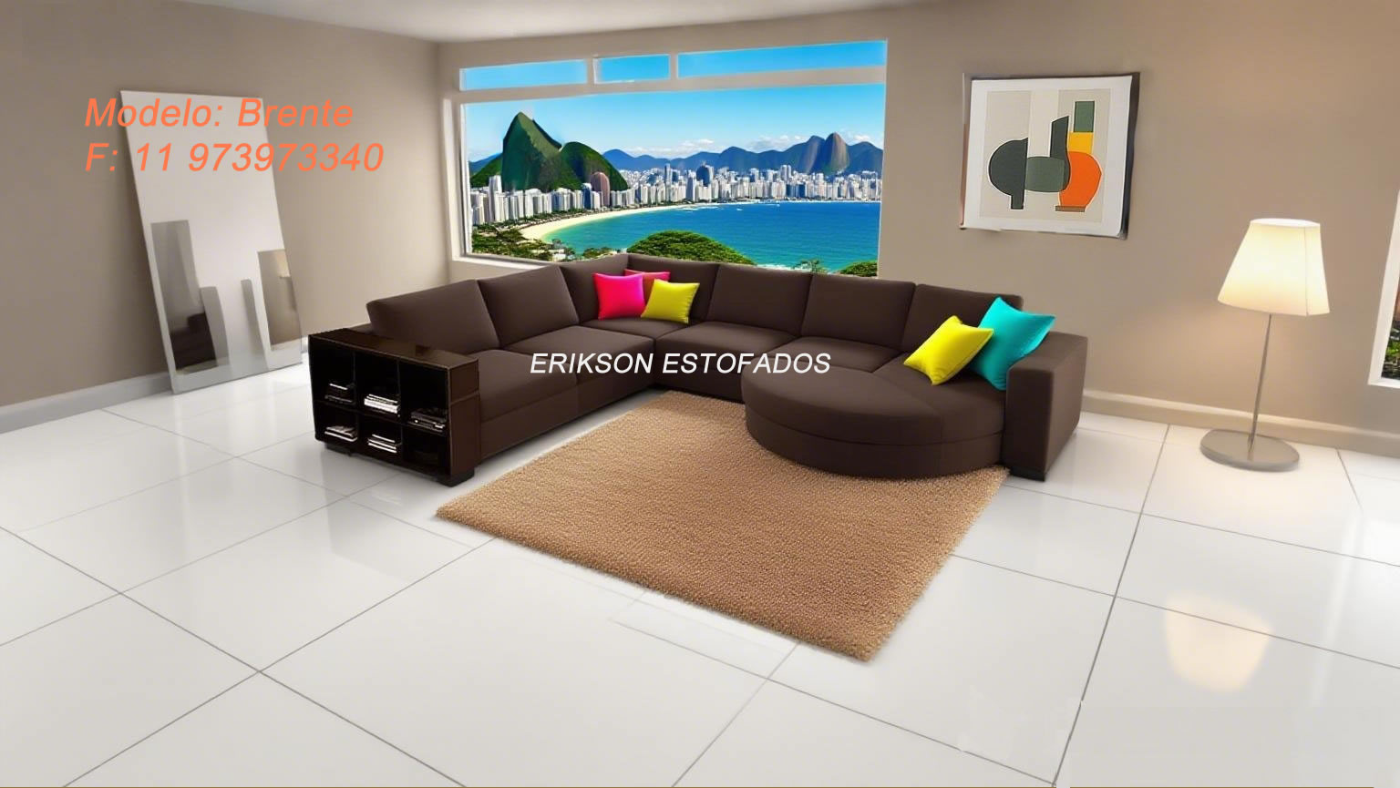 Sofá Modular no Rio de Janeiro - Estofado sob medida por Erikson